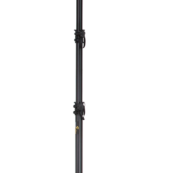 SOUNDSATION Stand luci con T-bar in alluminio anodizzato nero