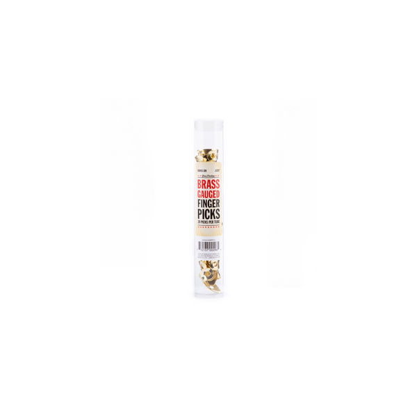Dunlop 37R BRASS FINGER .0225 - TUBO 20 PLETTRI