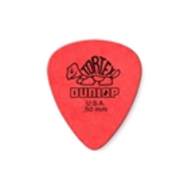 Dunlop 418P Tortex Standard Red .50
