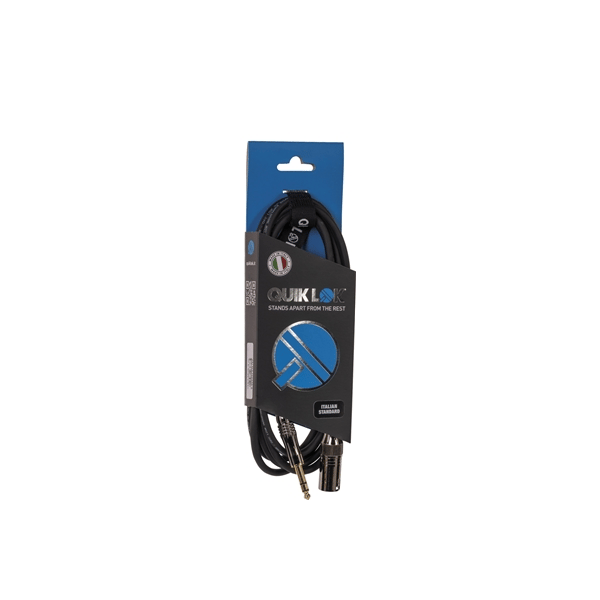 Quik Lok ITST/MJS-5 XLR Maschio/Jack Stereo