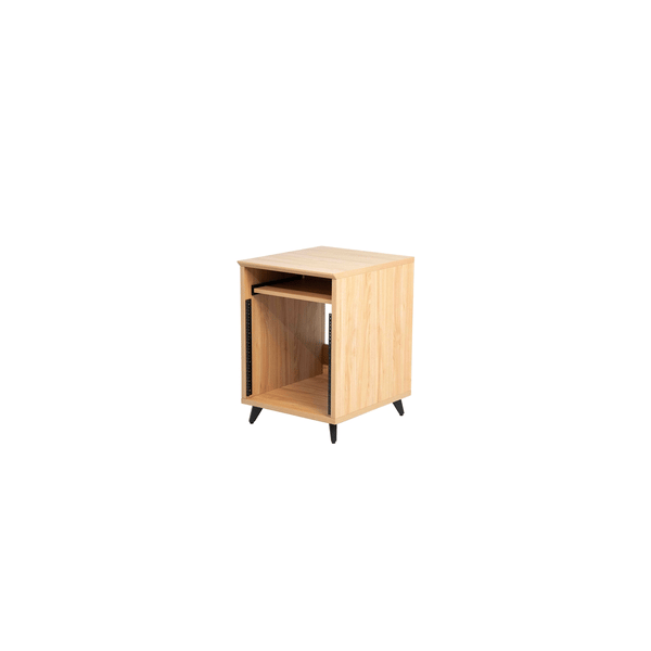 Gator Frameworks GFW-ELITEDESKRK-MPL Rack studio 10U in finitura acero naturale<br>