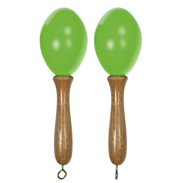 Tanga MARACAS-VERT-S Maracas piccole in legno - Verdi