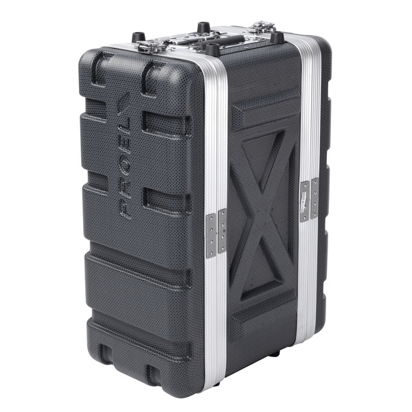 PROEL STAGE Custodia a rack 19' - 4 unità - realizzata in 'Polietilene FORCE'. Profondità interna utile: 208 mm