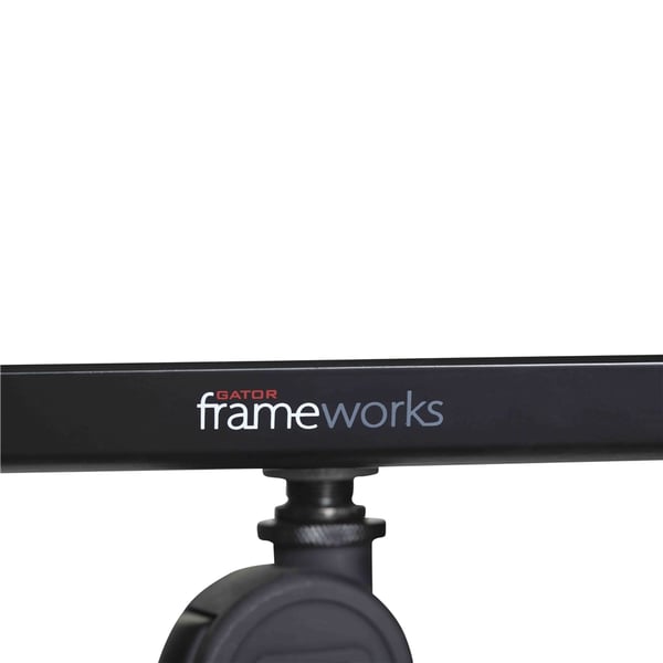 Gator Frameworks GFW-MIC-4TRAY Supporto multi-microfono per 4 microfoni<br>