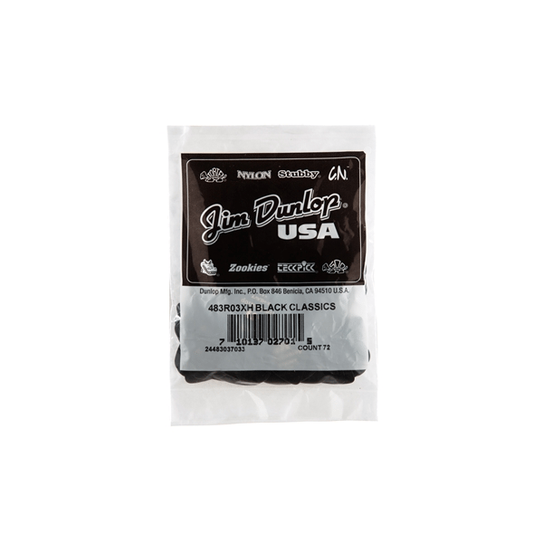Dunlop 483R#03 Black Classic - Extra Heavy