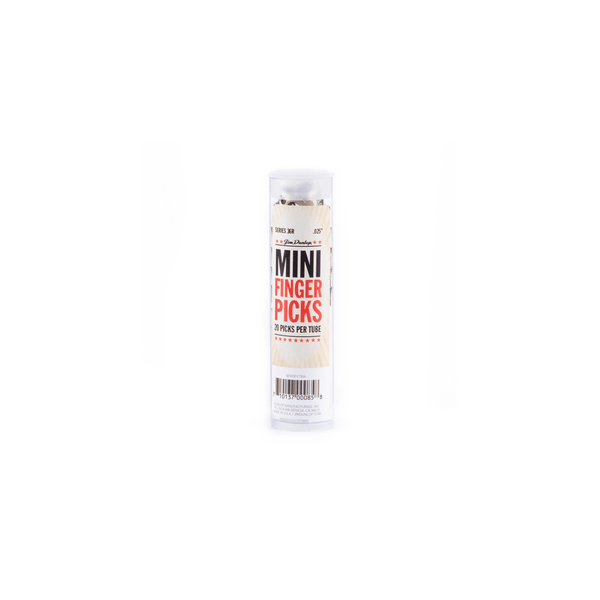 Dunlop 36R N/S MINI FINGER .025 - TUBO 20 PLETTRI