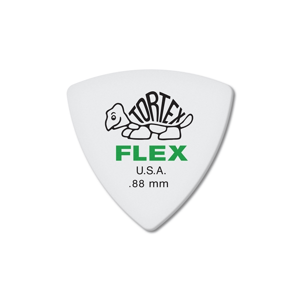 Dunlop 456R.88 Tortex Flex Triangle .88 mm Bag/72