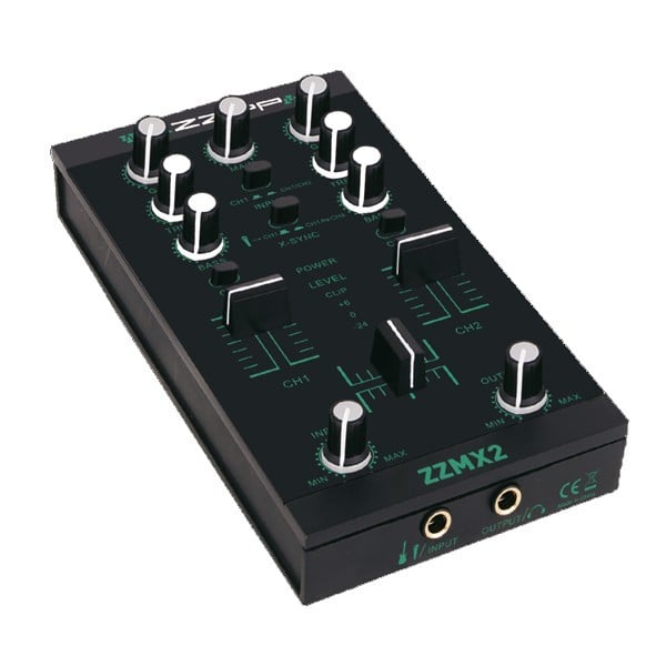 ZZIPP MIXER DA DJ A 2 CANALI COMPATIBILE CON IOS E ANDROID