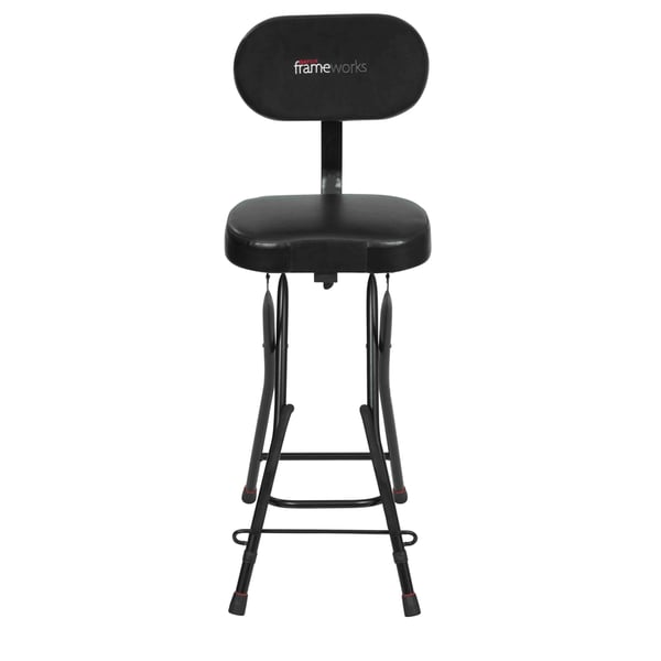Gator Frameworks GFW-GTR-SEAT Sgabello con stand per chitarra<br>