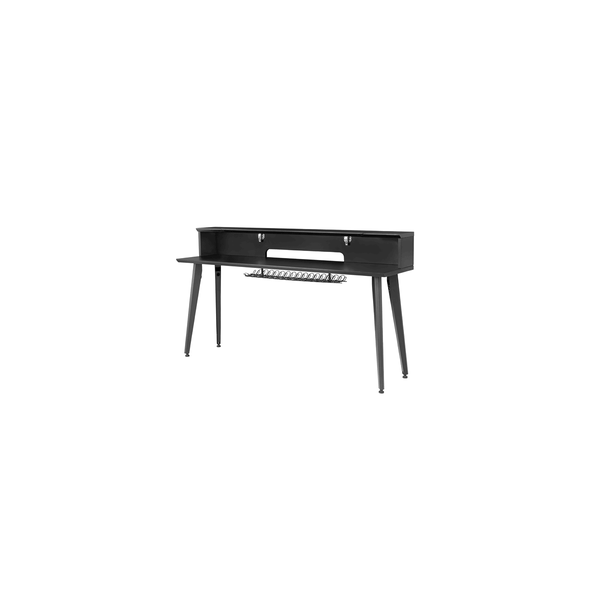 Gator Frameworks GFW-ELITEKEYTBL88-BLK Workstation in legno per tastiere fino a 88 tasti, colore nero standard<br>