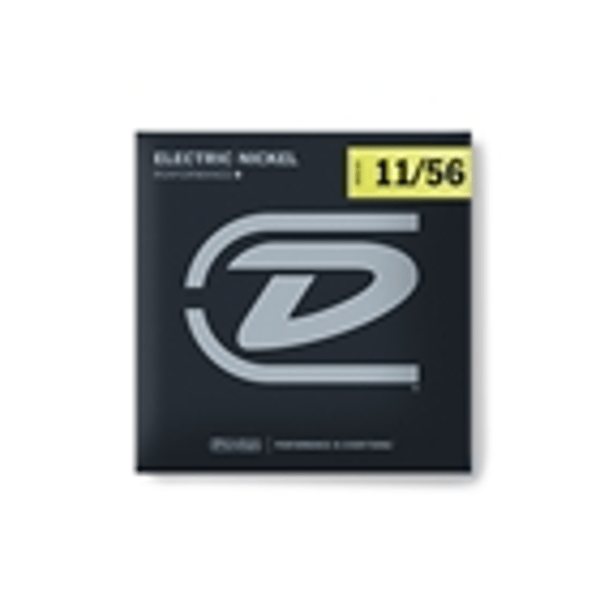 Dunlop DEN1156 Nickel Plated Steel, Med-Extra Heavy, Set/6