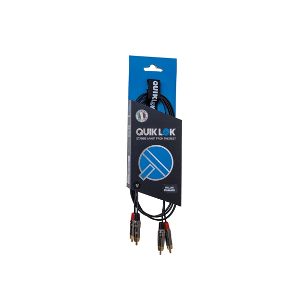 Quik Lok ITST/4RCA-2 2xRCA/2xRCA 2mt
