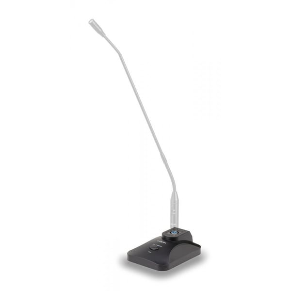 HELVIA Base universale per Microfoni a Collo d'Oca con Tasto Push-to-Talk. Modello STILE B200P