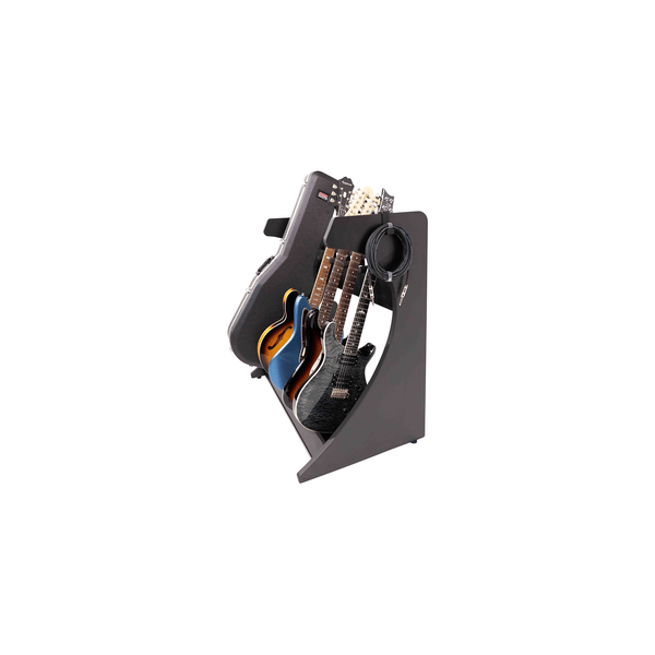 Gator Frameworks GFW-ELITEGTR5RK-BLK Rack per chitarre 5-7 posti in finitura nera<br>