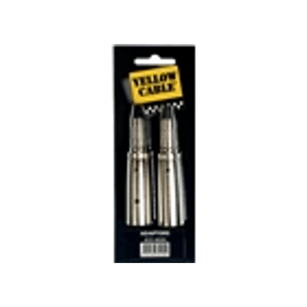 Yellow Cable AD24 Adattatore Jack TRS Femmina/XLR Maschio 2 Pcs