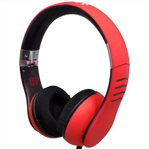 VESTAX HMX 07 RED CUFFIA PER DJ SOVRAURALE CON DRIVER DINAMICO DA 40MM