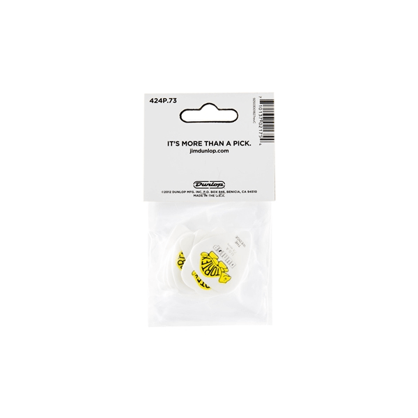 Dunlop 424P Tortex Wedge Yellow .73