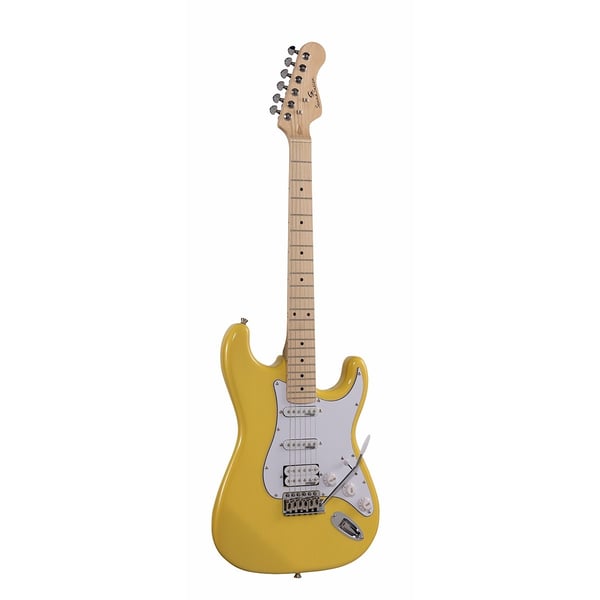 SOUNDSATION Chitarra elettrica double cutaway con 2 single coil + humbucker splittabile e meccaniche autobloccanti (equipaggiata Wilkinson, tastiera acero)