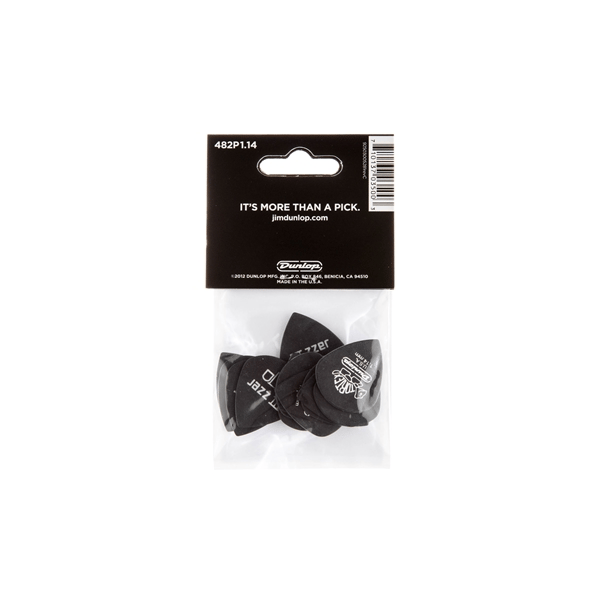 Dunlop 482P Pitch Black Jazz III 1.14