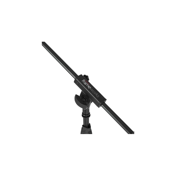 Gator Frameworks GFW-MIC-2010 Supporto microfonico standard con base treppiede e braccio singolo