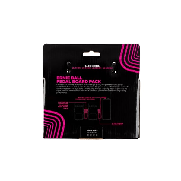 Ernie Ball Cavi patch piatti 6387 White Multi-pack