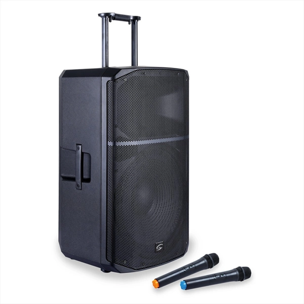 SOUNDSATION Sistema PA Portatile 15” 2-Vie con Batteria, Trolley e Mobile App