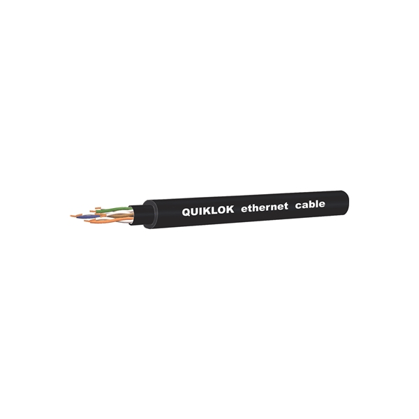 Quik Lok ETH/1004 BK CAVO ETHERNET Cat5e in Bobina