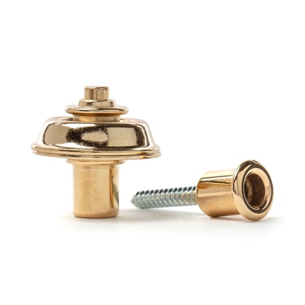 Dunlop SLS1404G Straplok Flush Mount Strap Retainer System, Gold