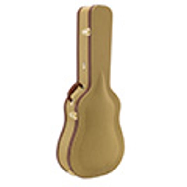 SOUNDSATION Astuccio rigido archtop con rivestimento in tweed per chitarra classica