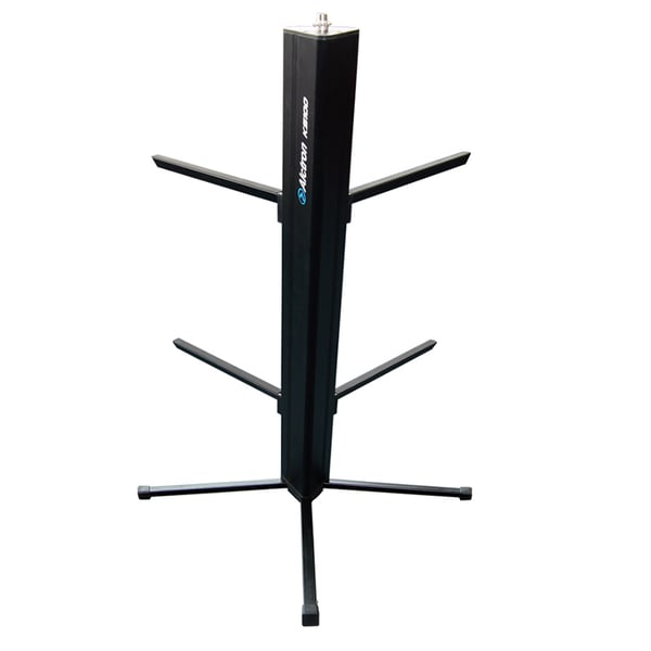 ALCTRON KS100 B SUPPORTO A COLONNA PER 2 TASTIERE BLACK TIPO SPIDER COLORE NERO