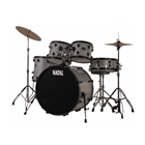 Natal DNA F22 5 pezzi White Sparkle - Black Hardware