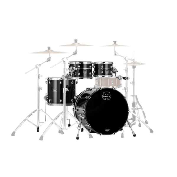 MAPEX IT SE529XMPB SATURN EVOLUTION MAPLE ROCK 4 PEZZI PIANO BLACK