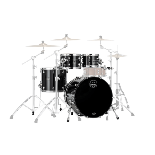 MAPEX IT SE529XMPB SATURN EVOLUTION MAPLE ROCK 4 PEZZI PIANO BLACK