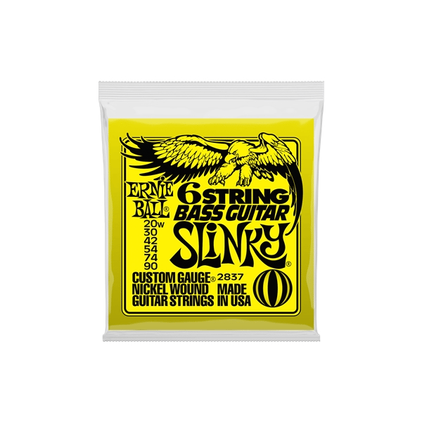 Ernie Ball 2837 Nickel Wound 6 corde Scala Corta 20-90