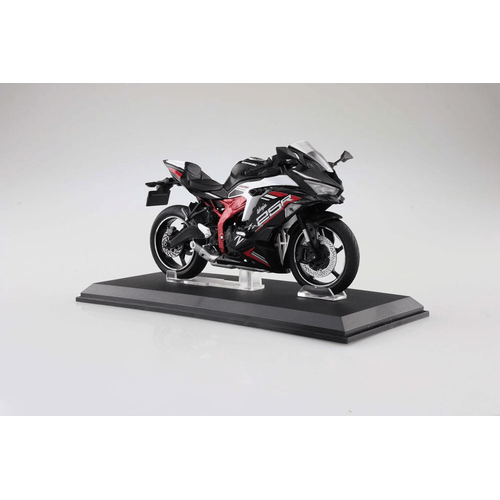 Diecast Bike Series réplique 1/12 Kawasaki Ninja ZX-25R Metallic Spark Black×Peal Flat Stardust White 16 cm