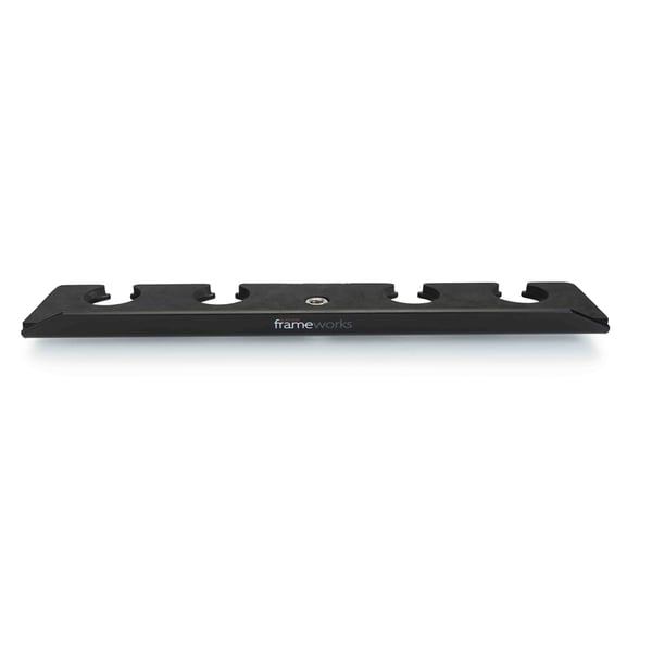 Gator Frameworks GFW-MIC-4TRAY Supporto multi-microfono per 4 microfoni<br>
