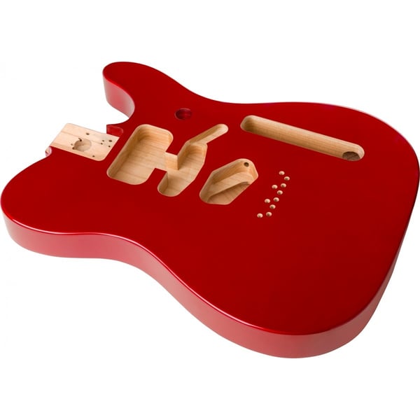 FENDER Corpo Deluxe Series Telecaster® SSH in ontano, Candy Apple Red