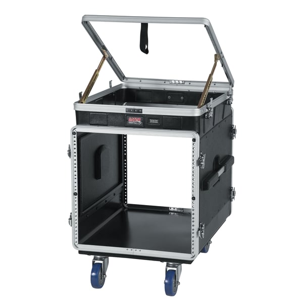 Gator Cases GRC-12X10 PU Rack audio 12U top, 10U laterale