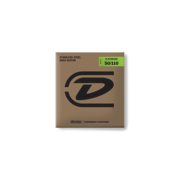 Dunlop DBFS50110 Flatwound Scala Lunga 50-110 4/Set