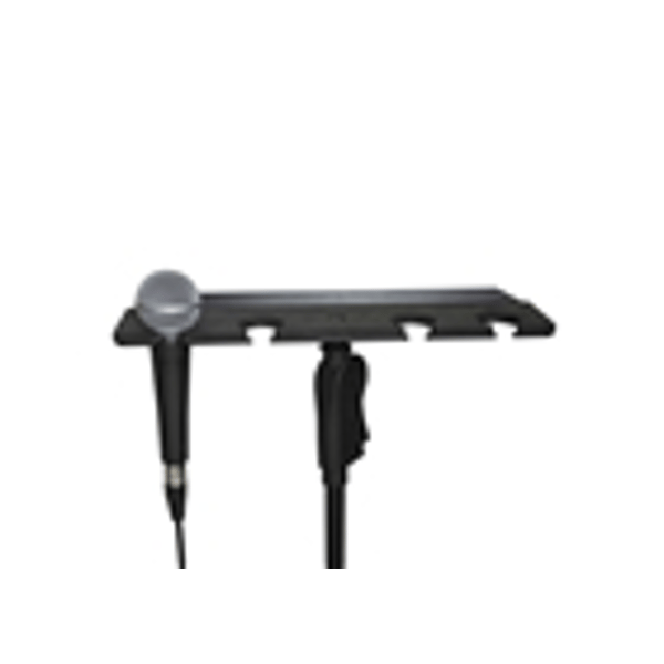 Gator Frameworks GFW-MIC-4TRAY Supporto multi-microfono per 4 microfoni<br>