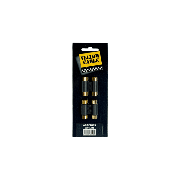 Yellow Cable AD15 Adattatore 2x RCA/2x RCA Femmina 2 Pcs