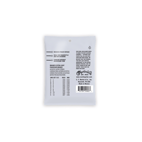 Martin &amp; Co. MA550FX Authentic Flexible Core Medium Phosphor Bronze 13-56