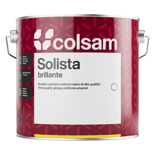 SMALTO SINTETICO BRILLANTE 'SOLISTA' Lt. 0,375 Nero
