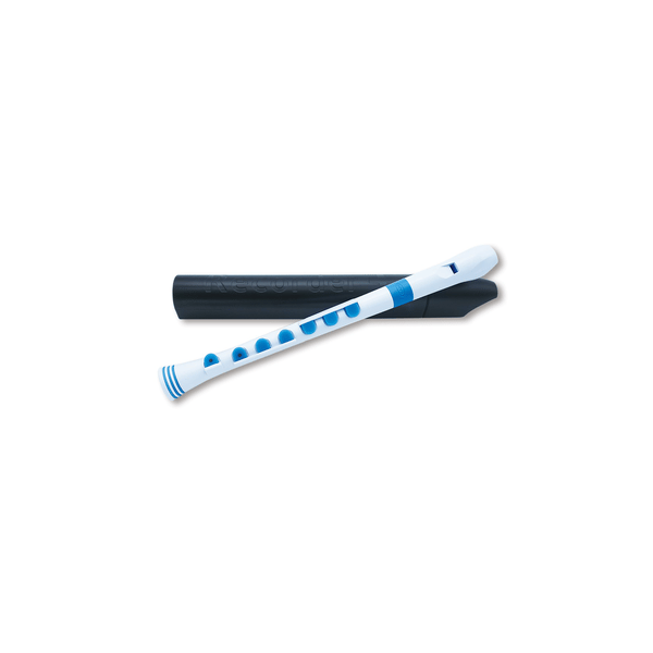 NUVO ITALIA RECORDER+ -DITEGGIATURA BAROCCA (BIANCO/BLU)
