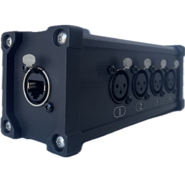 EXTREME RSAB5-4F MINI STAGEBOX EXTENDER AUDIO - DMX SU RJ45 CON 4 CONNETTORI XLR FEMMINA