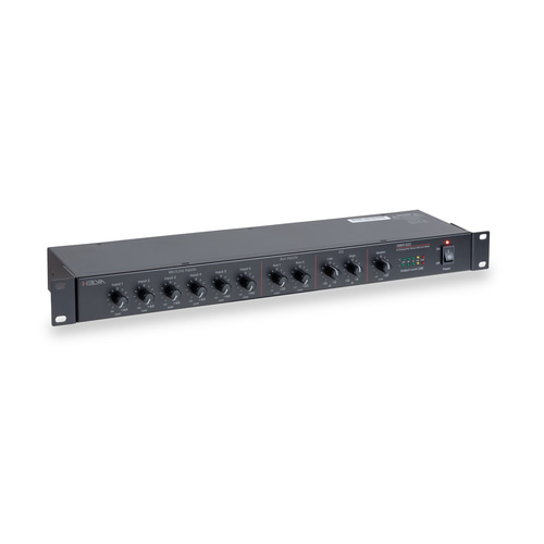 HELVIA Mixer Stereo 1U Rack con 8 Ingressi