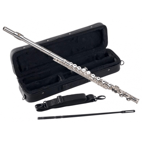 EXTREME JBFL-9148S FLAUTO TRAVERSO 17 FORI MI MECCANICO E6 + ACCESSORI E CUSTODIA SEMIRIGIDA