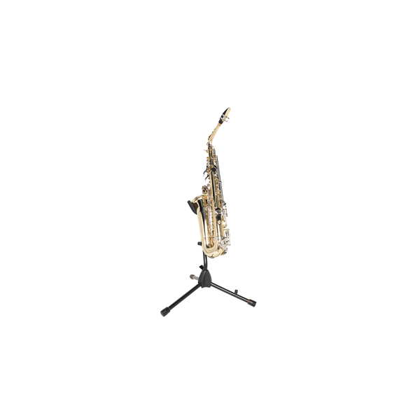 Gator Frameworks GFW-BNO-SAXFLU Supporto a treppiede per sax alto/tenore con attacco per clarinetto o flauto<br>