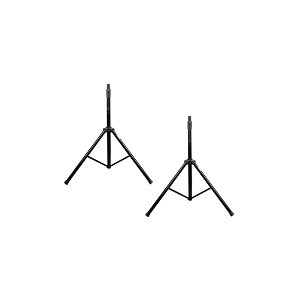 Gator Frameworks RI-SPKRSTDSET Set di due supporti per altoparlanti con borsa per il trasporto