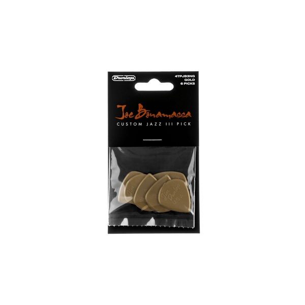 Dunlop 47PJB3NG Joe Bonamassa Custom Jazz III Pick 6pc